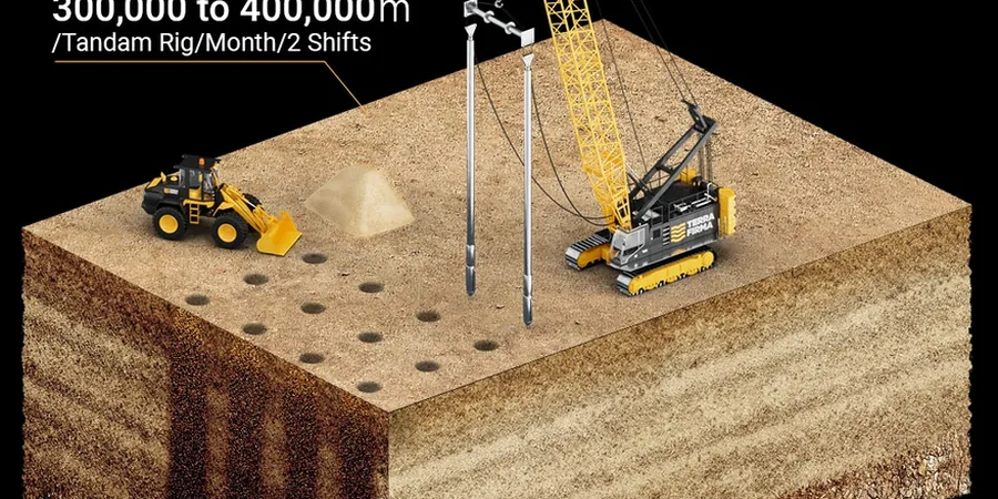 Vibrocompaction Design for Deep Granular Soils in Cairns